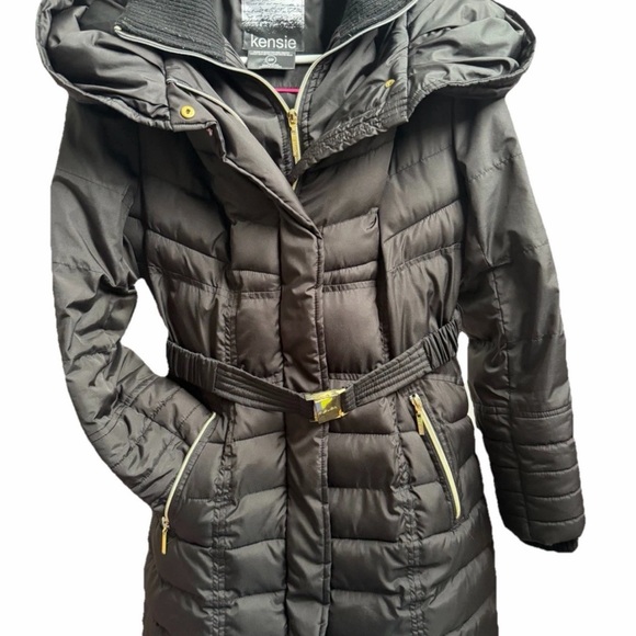 Kensie Women's Black Puffer Jacket - Picture 8 of 8